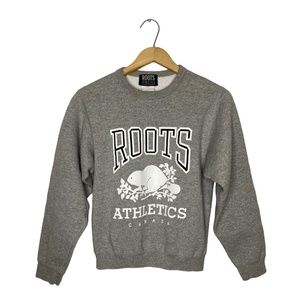 Vintage Roots Canada Salt Pepper Crewneck Sweater